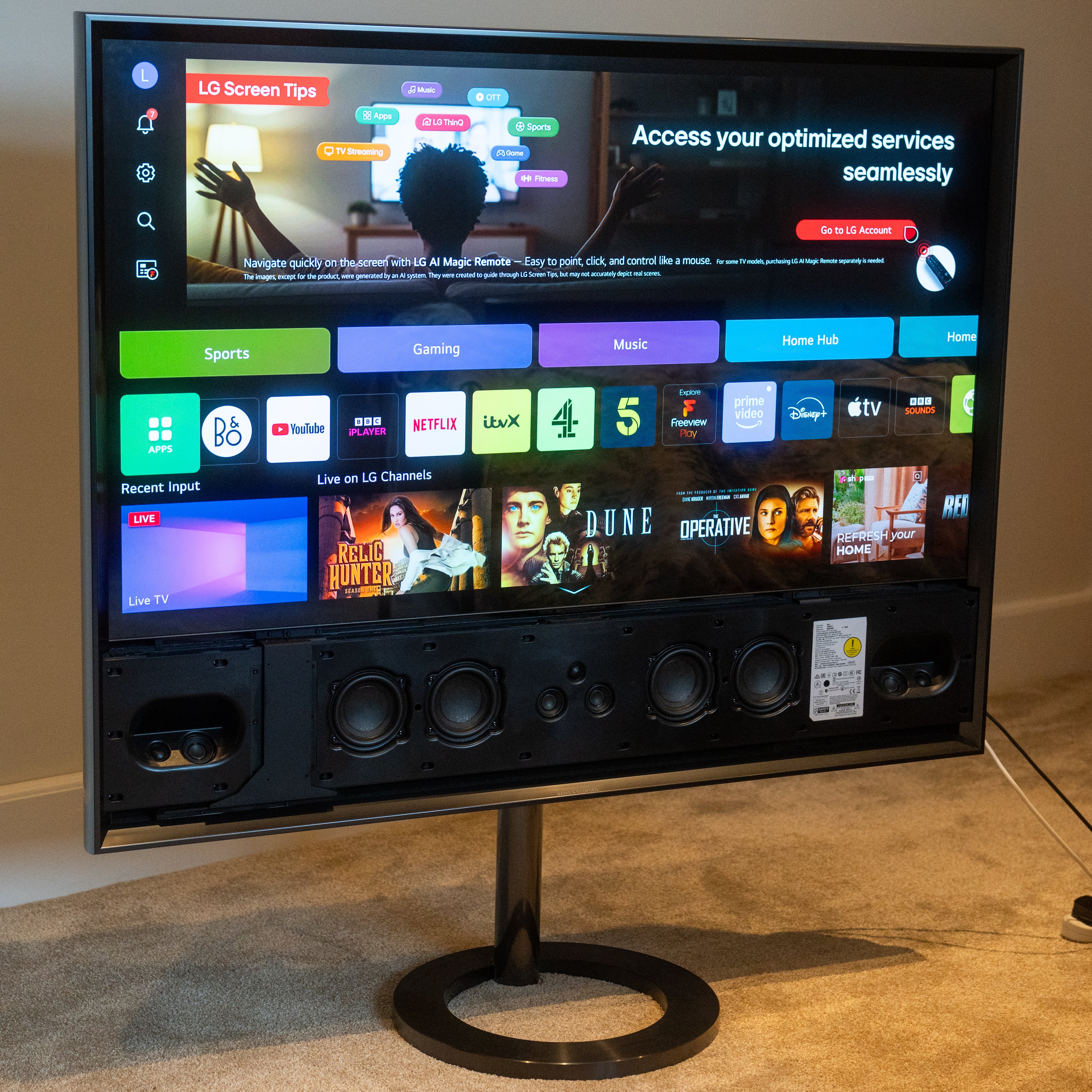 Bang & Olufsen | B&O Beovision Contour 48″ MK2 - Anthracite & Grey Mélange