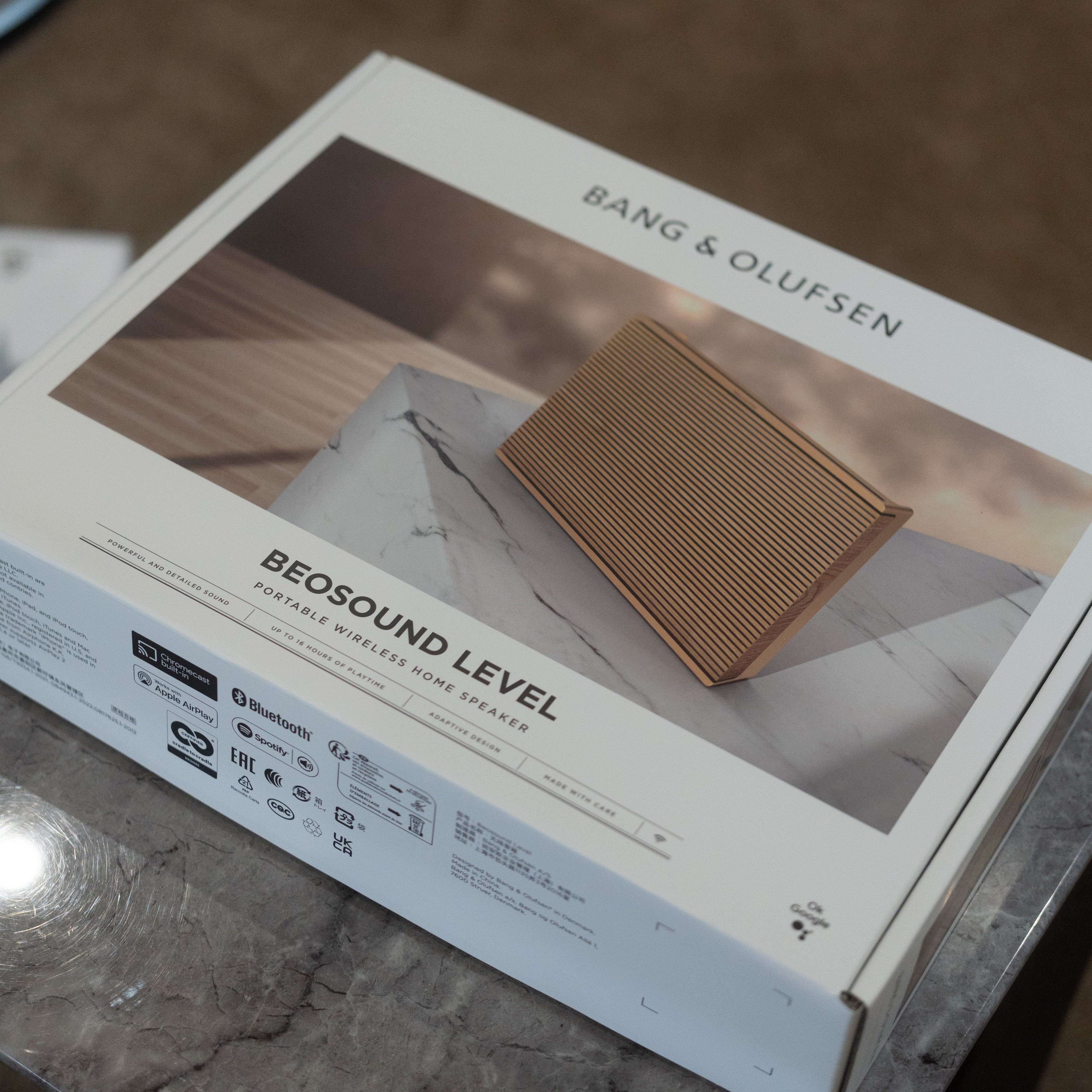 Bang & Olufsen | B&O Beosound Level - Gold Tone/Light Oak