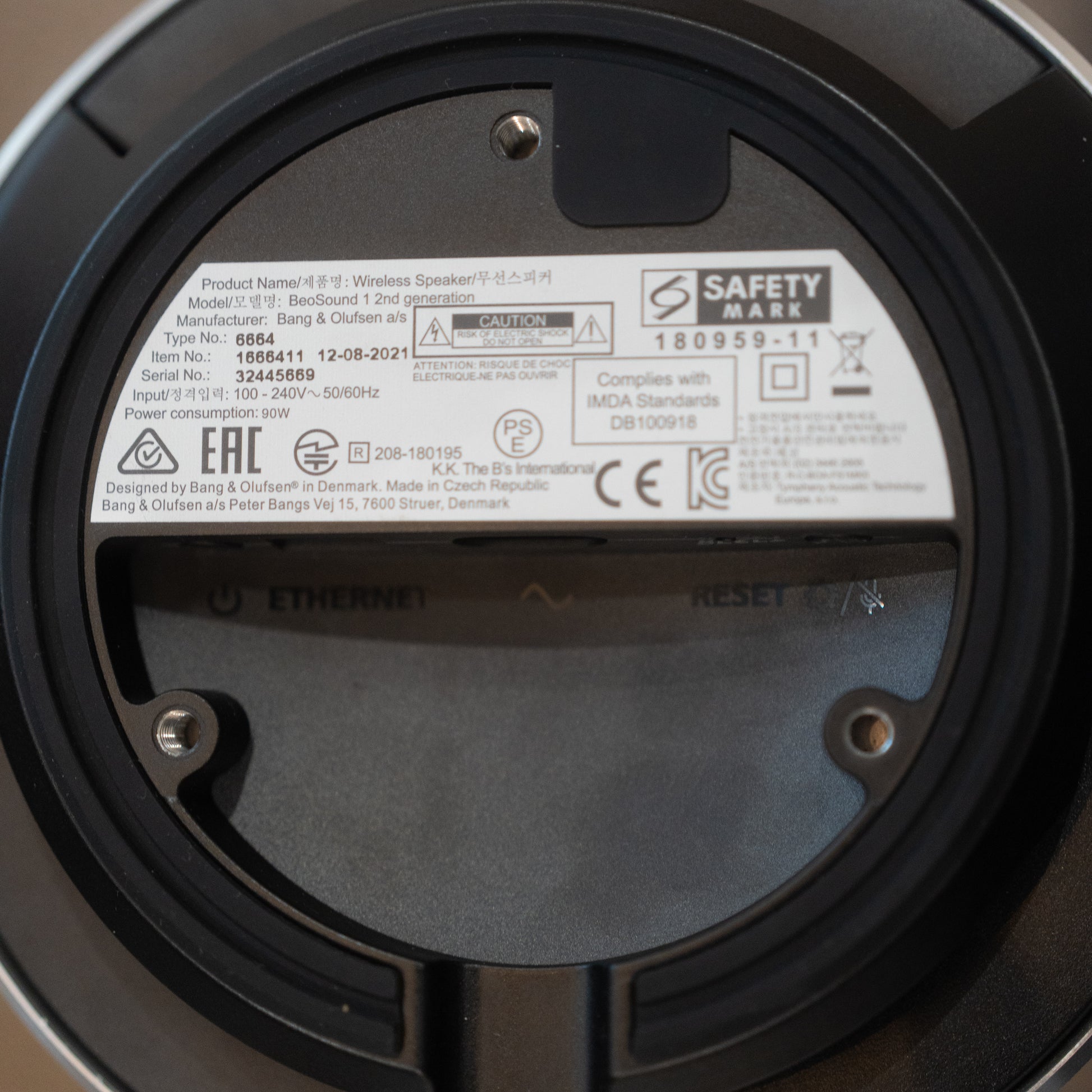 Bang & Olufsen | B&O Beosound 1 (2nd Gen) GVA