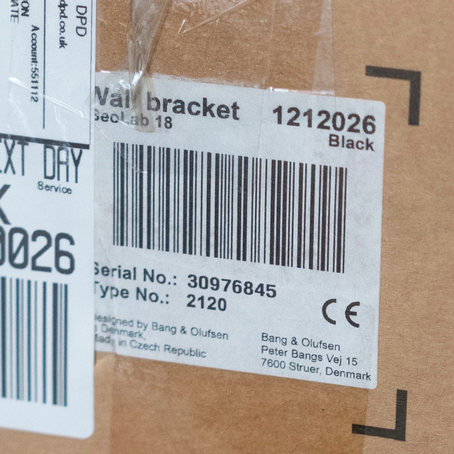 Bang & Olufsen | B&O Beolab 18 - Wall Bracket (Black)